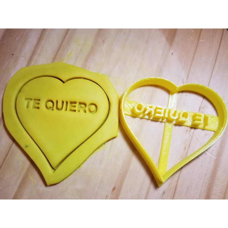 Cortante para Galletitas Te Quiero