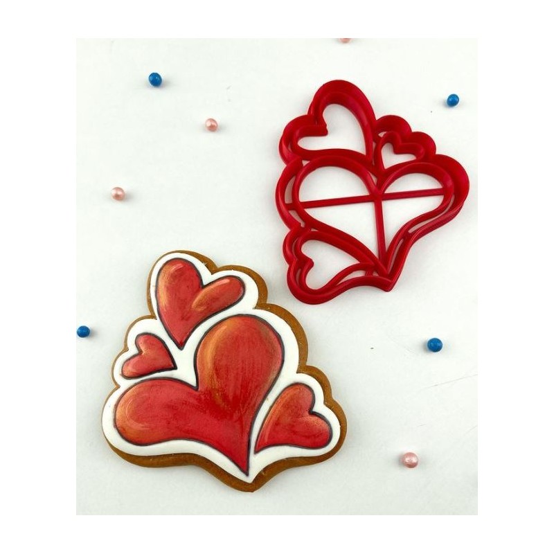 Cortante para Galletitas Corazón San Valentin 3