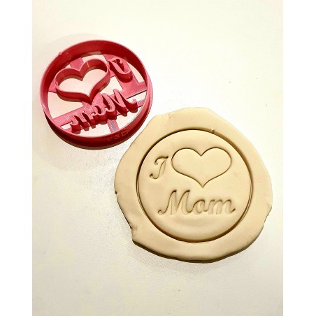 Cortante para Galletitas I Love Mom