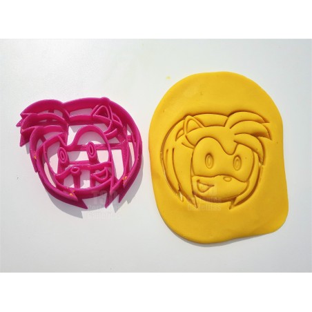 Cortante para Galletitas Sonic Amy Rose