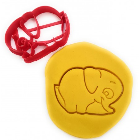 Cortante para Galletitas Elefante Bebe