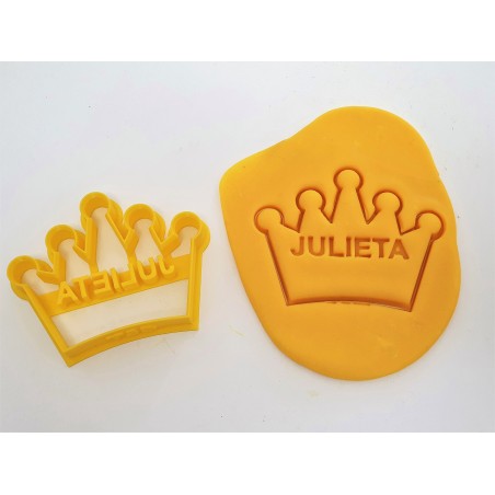 Cortante para Galletitas Corona Personalizadas