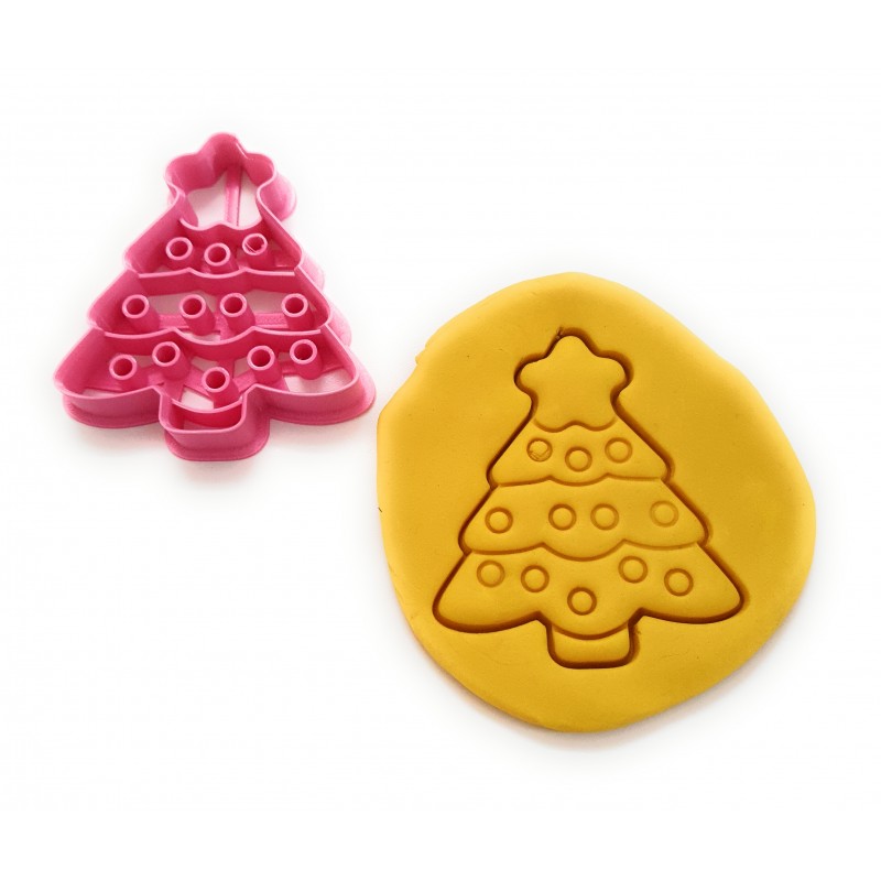 Cortante para Galletitas Árbol Navidad Estrella