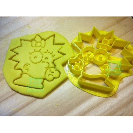 Cortante para Galletitas  Maggie Simpson